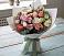 Букет цветов из: Розы, Лизиантусы и Гвоздики в Самусе