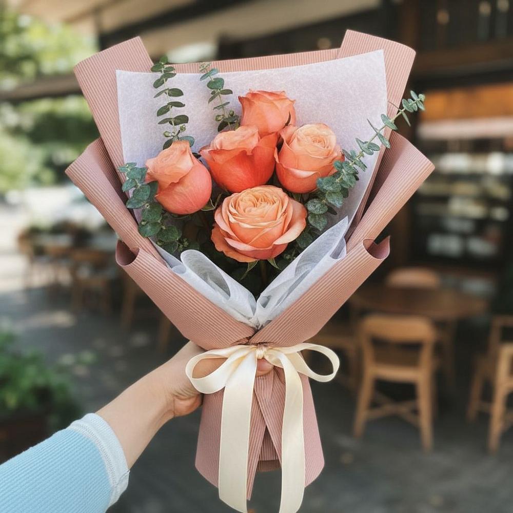 Букет цветов из: Розы в Самусе