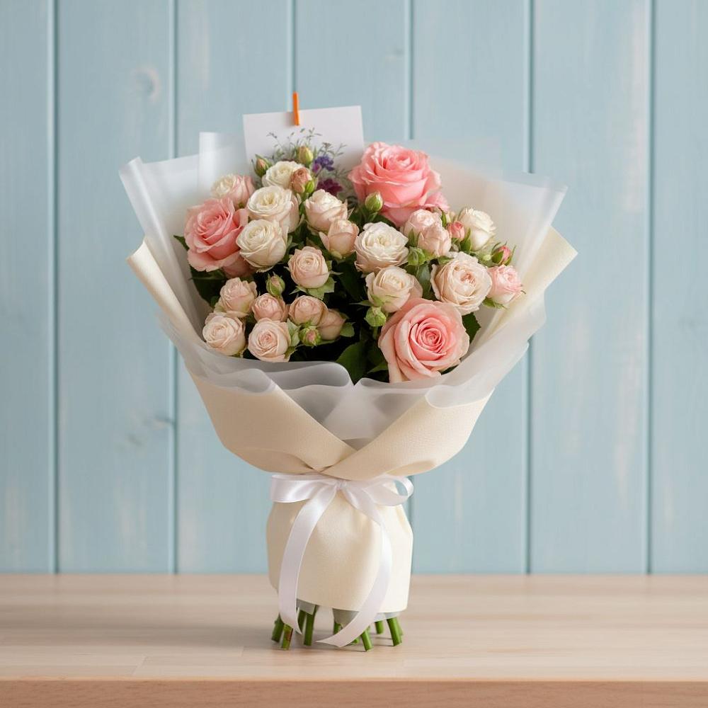 Букет цветов из: Розы в Самусе