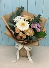 Букет цветов из:  Герберы и Хризантемы в Самусе