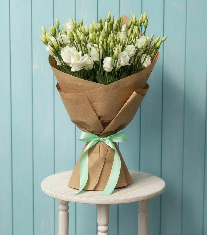 Букет цветов из: Лизиантусы в Самусе