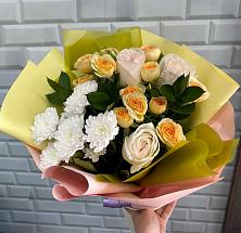 Букет цветов из:  Розы и Хризантемы #REPLACE_PRED# Самусе