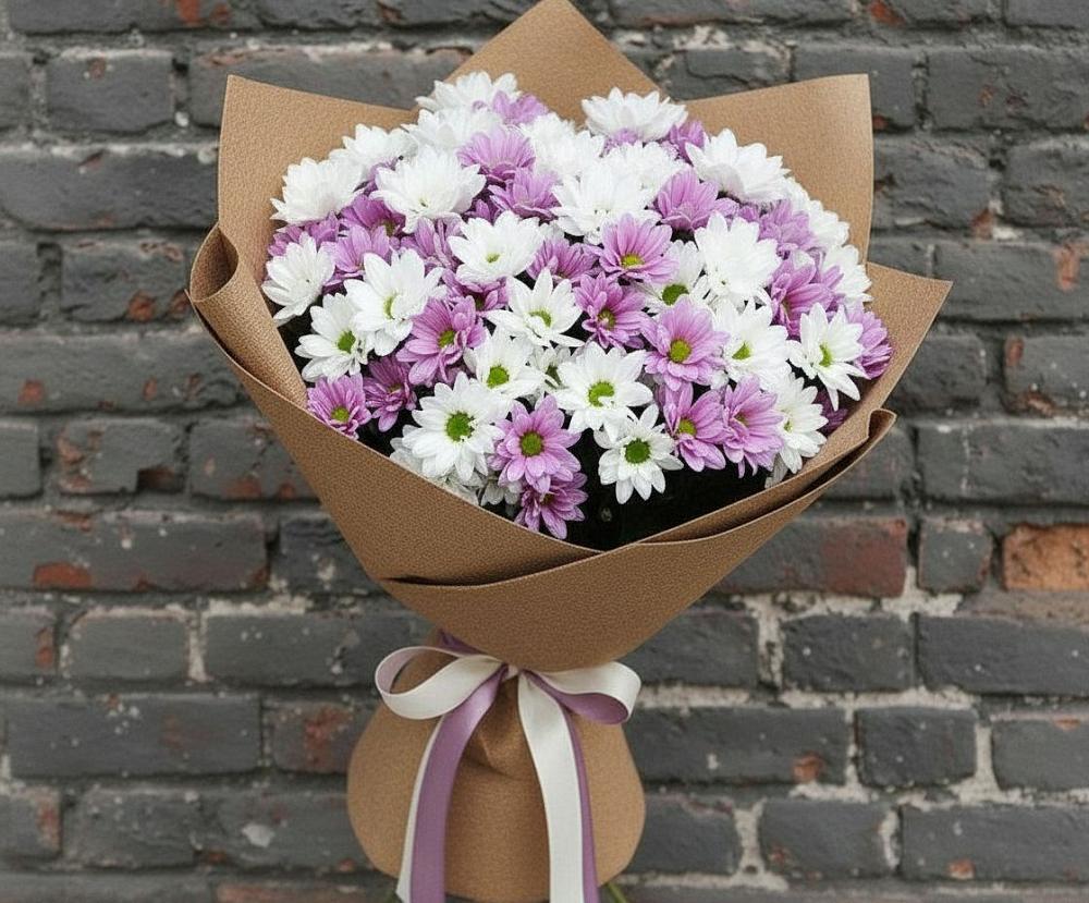 Букет цветов из: Хризантемы в Самусе