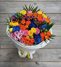 Букет цветов из:  Розы и Хризантемы #REPLACE_PRED# Самусе