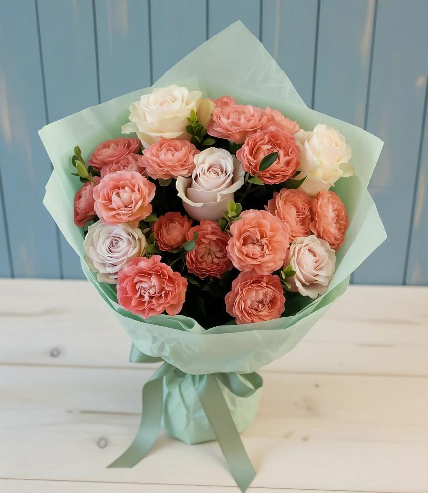 Букет цветов из: Розы в Самусе