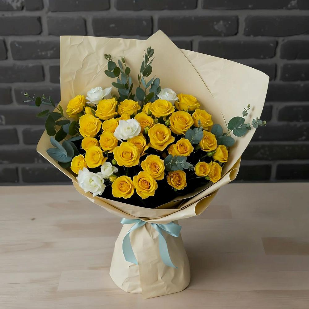 Букет цветов из: Розы в Самусе